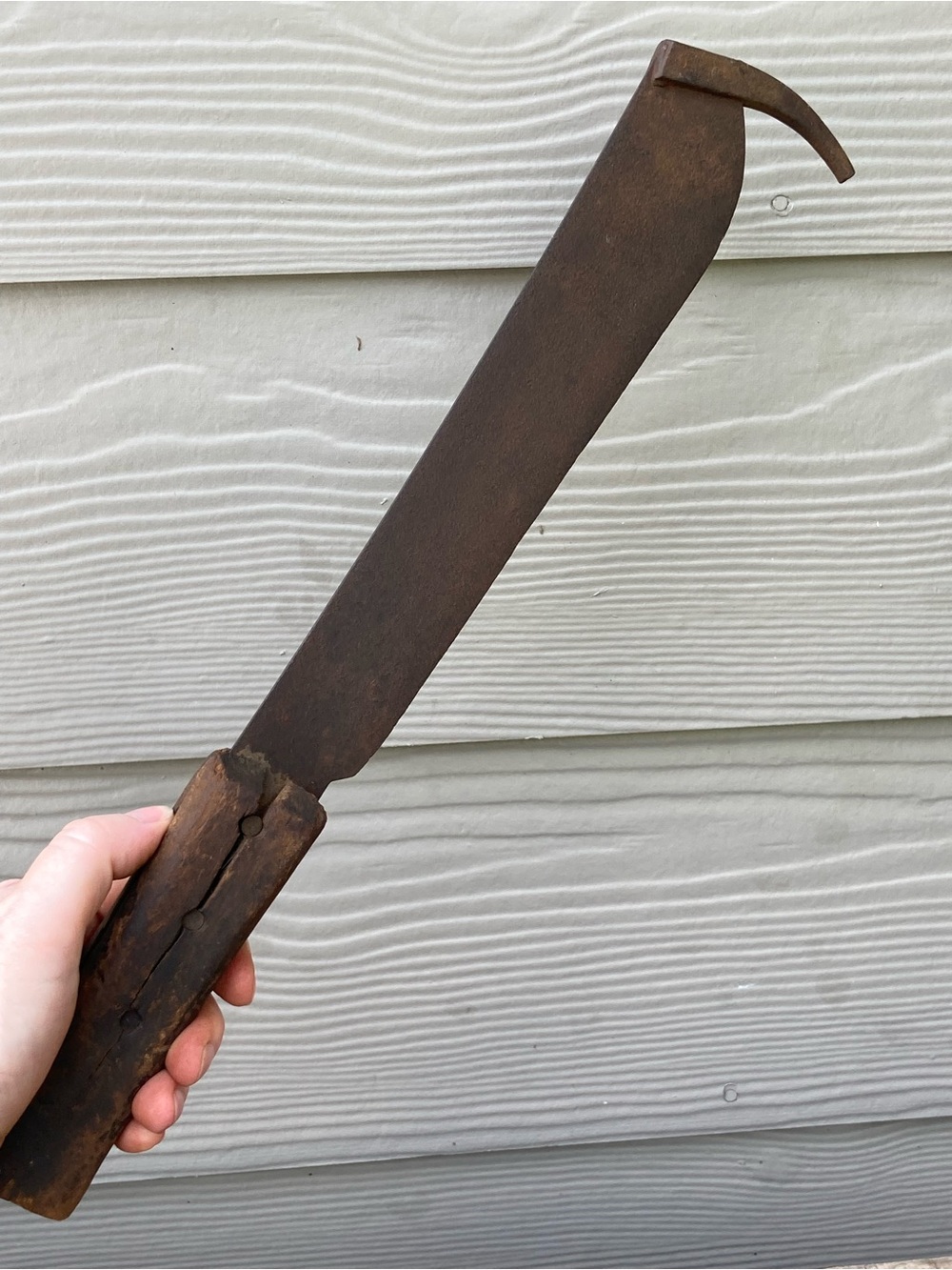 Damaged! Vintage Farm Knife 16” Long - Picture 11 of 11